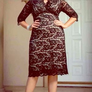 KIYONNA lace dress. Plus size 2x. Worn once.